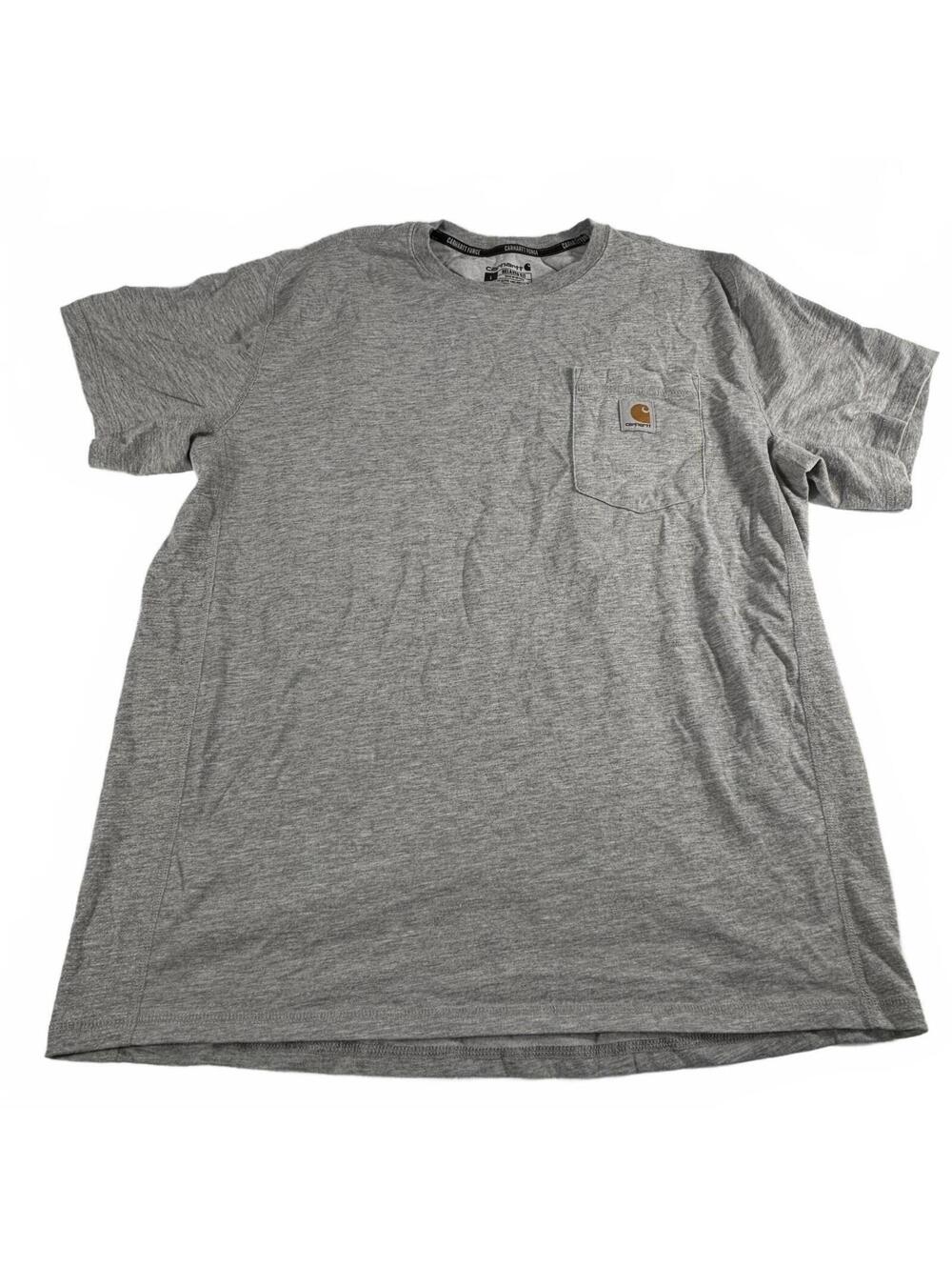 Carhartt Force Men's Gray Pocket Short Sleeve Relaxed T-Shirt Size L